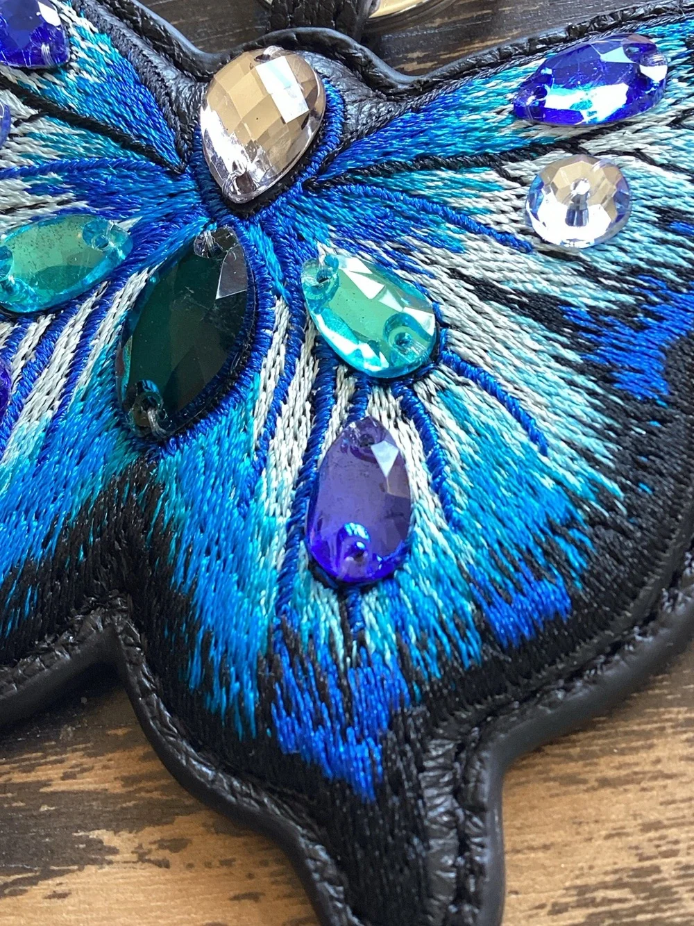 Brighton Sydney Blue Butterfly Handbag Fob